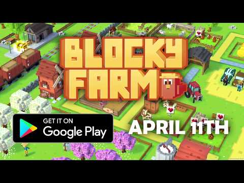 Blocky Farm - Android release trailer - April 11th